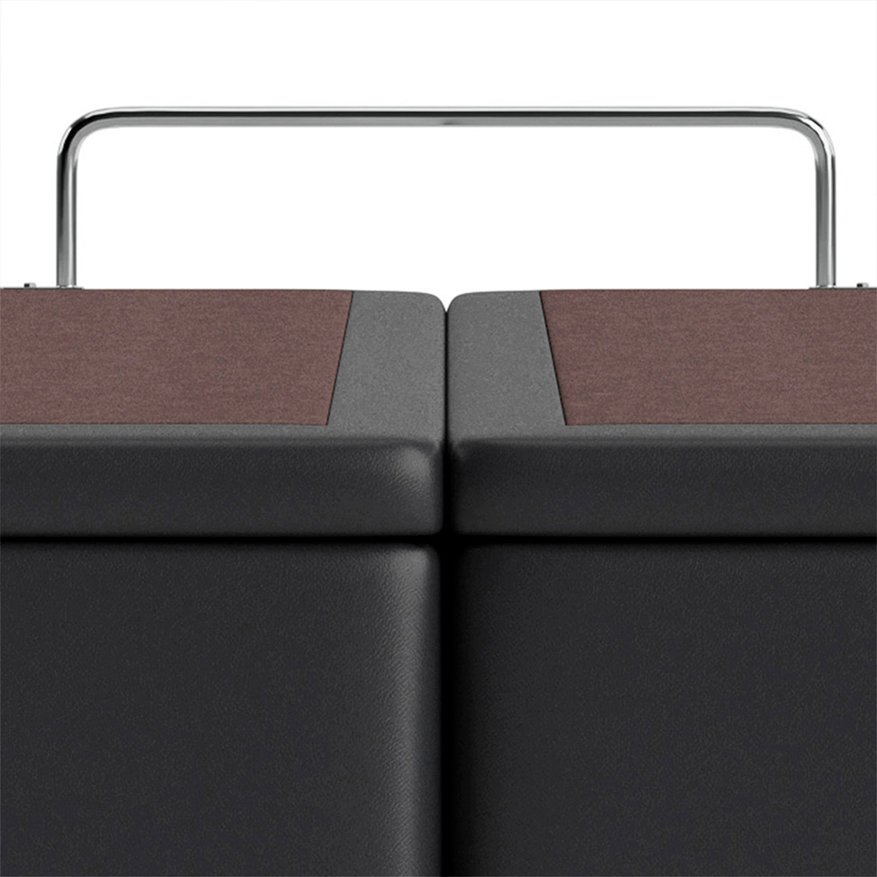 Base para Cama Box Super King Americana com Baú Cinza