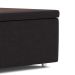 Base para Cama Box Super King Americana com Baú Preta