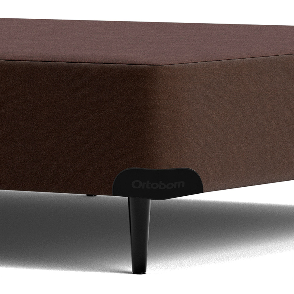 Base para Cama Box Super King Camurça I Marrom