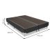 Base para Cama Box Super King Cori II Cinza