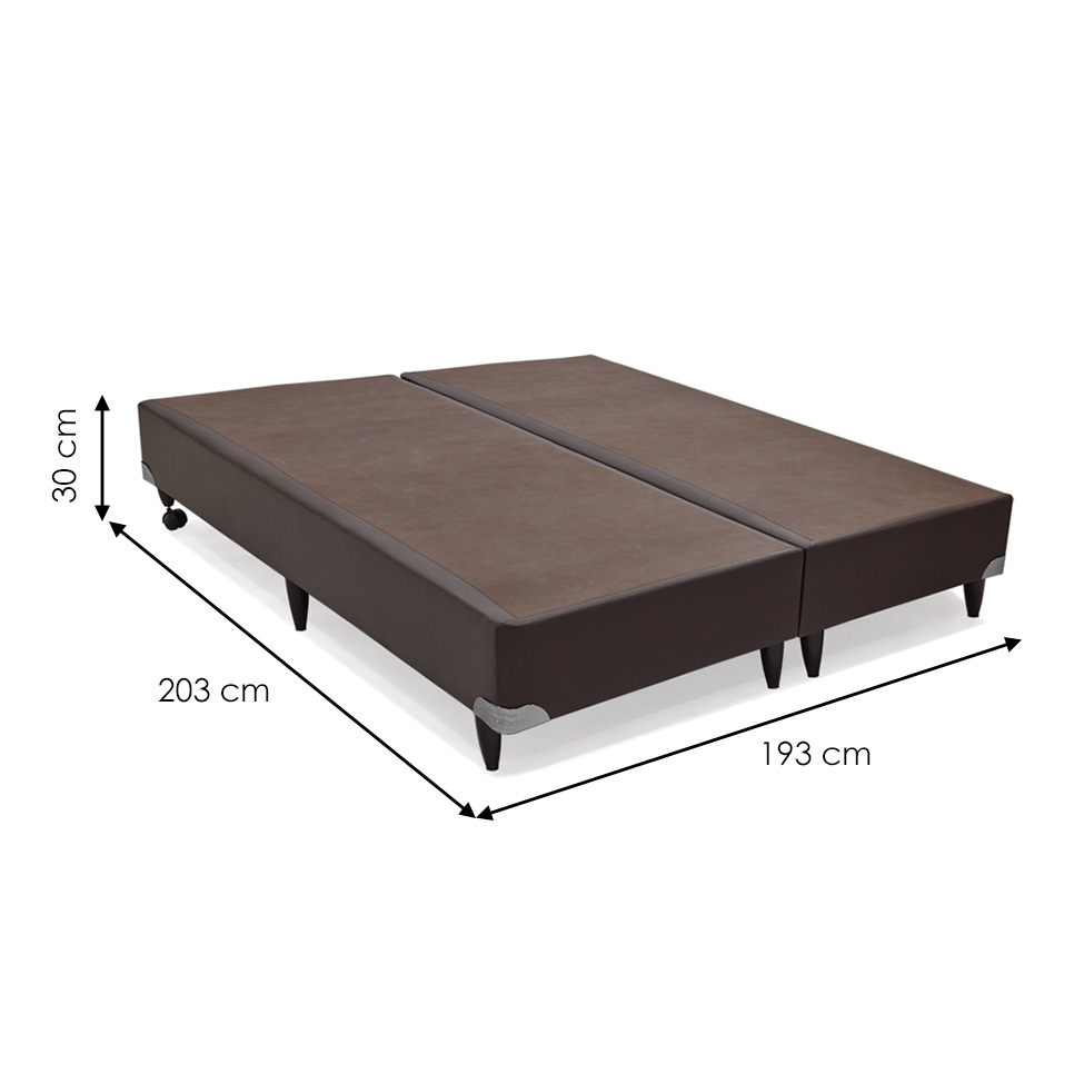 Base para Cama Box Super King Cori II Marrom