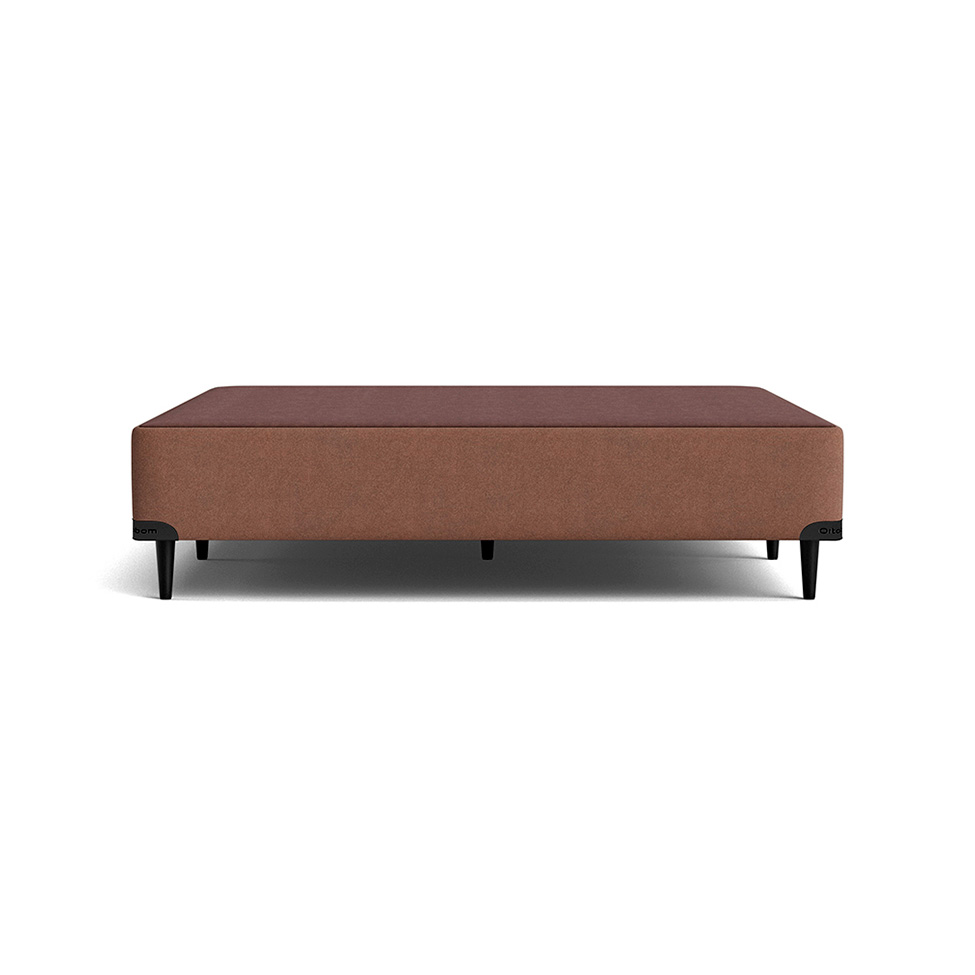 Base para Cama Box Viúva Camurça I Creme