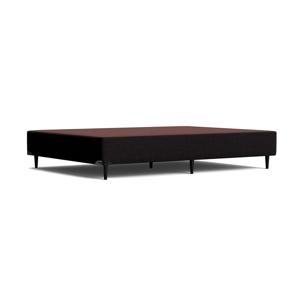Base para Cama Box Viúva Camurça I Preta