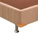 Base para Cama Box Viúva Camurça II Creme