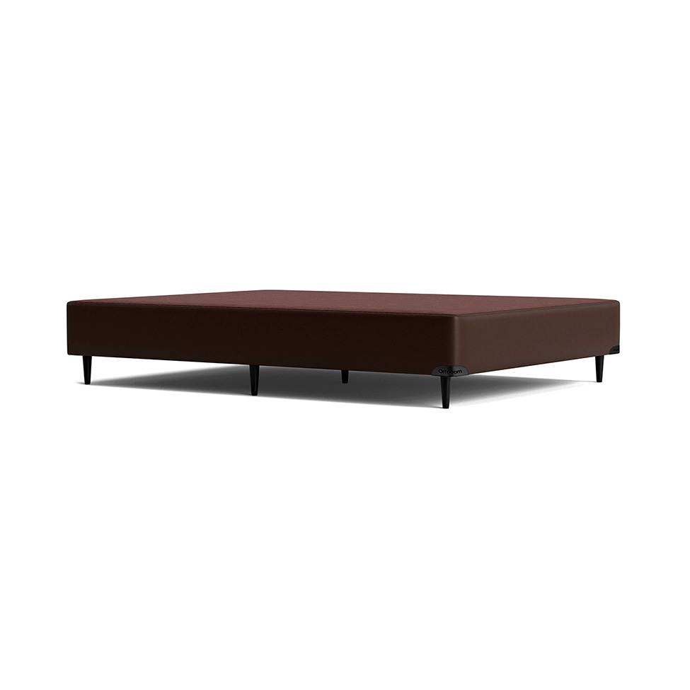 Base para Cama Box Viúva Cori I Marrom