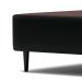 Base para Cama Box Viúva Cori I Preta