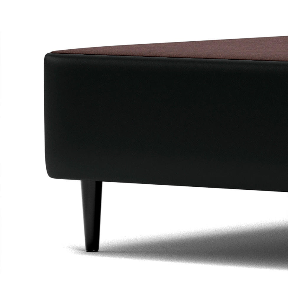 Base para Cama Box Viúva Cori I Preta
