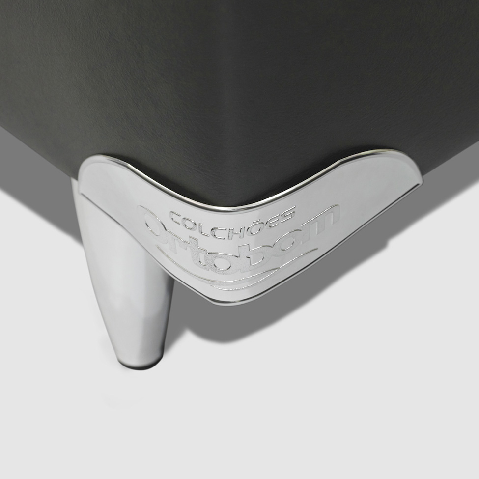 Base para Cama Box Viúva Cori III Cinza