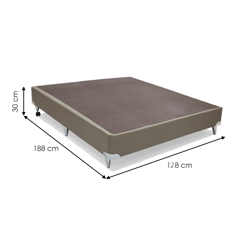 Base para Cama Box Viúva Cori III Creme