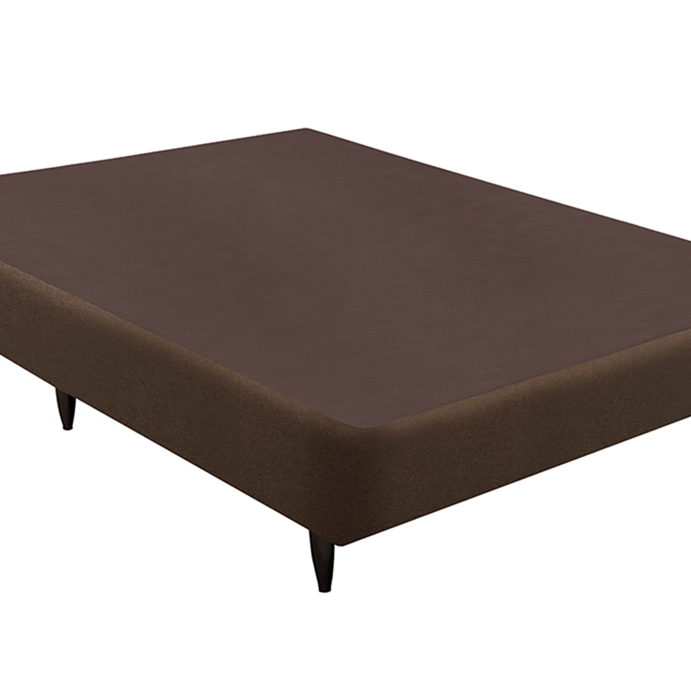 Base para Cama Box Viúva Linen (23x128x188) Marrom