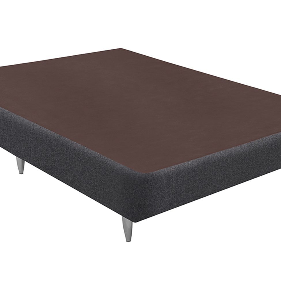 Base para Cama Box Viúva Linen (30x128x188) Cinza