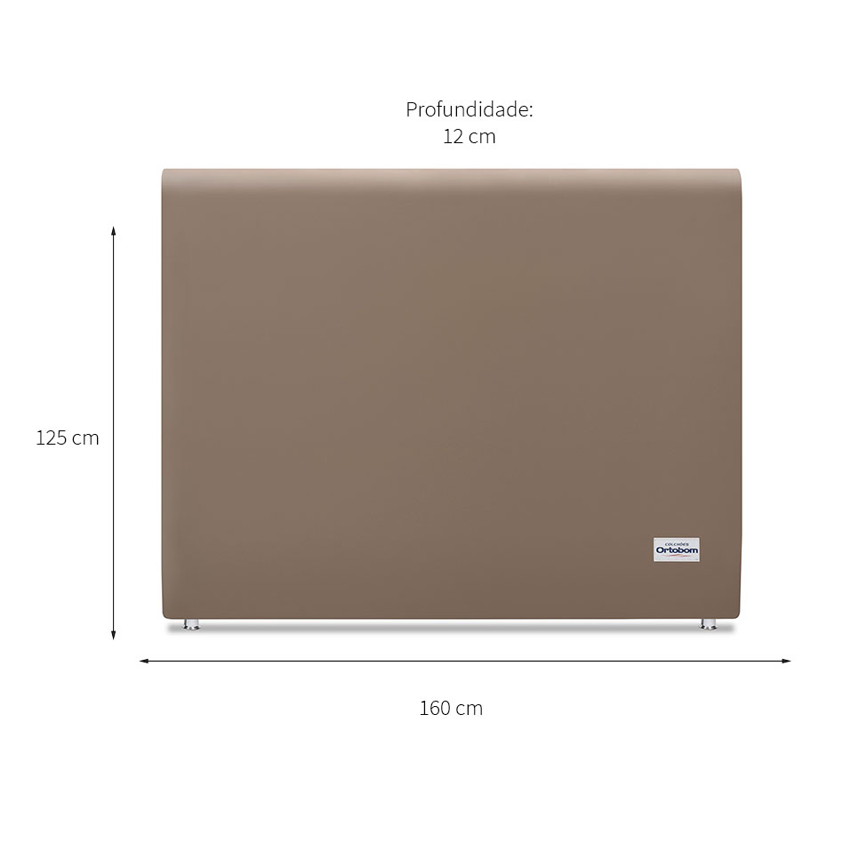 Cabeceira Queen Sena l Bege