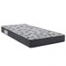 Cama Box Camurça I com Colchão Solteiro Espuma D33 Iso (18x88x188) Cinza e Grafite