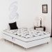 Cama Box Casal Conjugada Spring Molas Nanolastic Branca