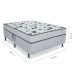 Cama Box Casal Conjugada Spring Molas Nanolastic Branca