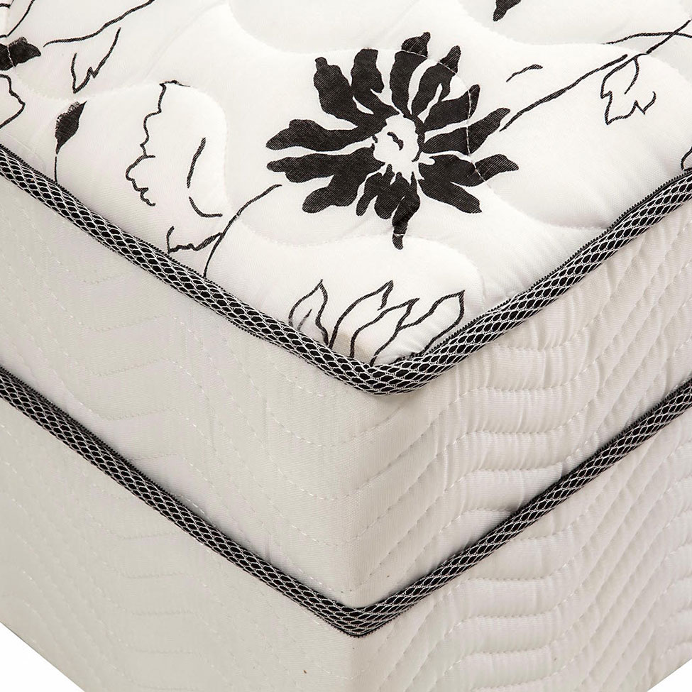 Cama Box Casal Conjugada Spring Molas Nanolastic Branca