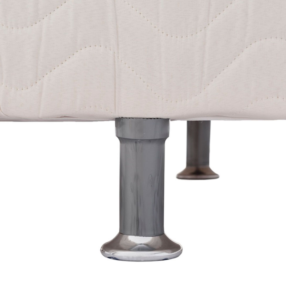 Cama Box Casal Conjugada Spring Molas Nanolastic Branca