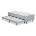 Cama Box Conjugada Solteiro Cori Espuma D28 com Colchão Auxiliar Espuma D28 Bianco (11x79x171) Branco