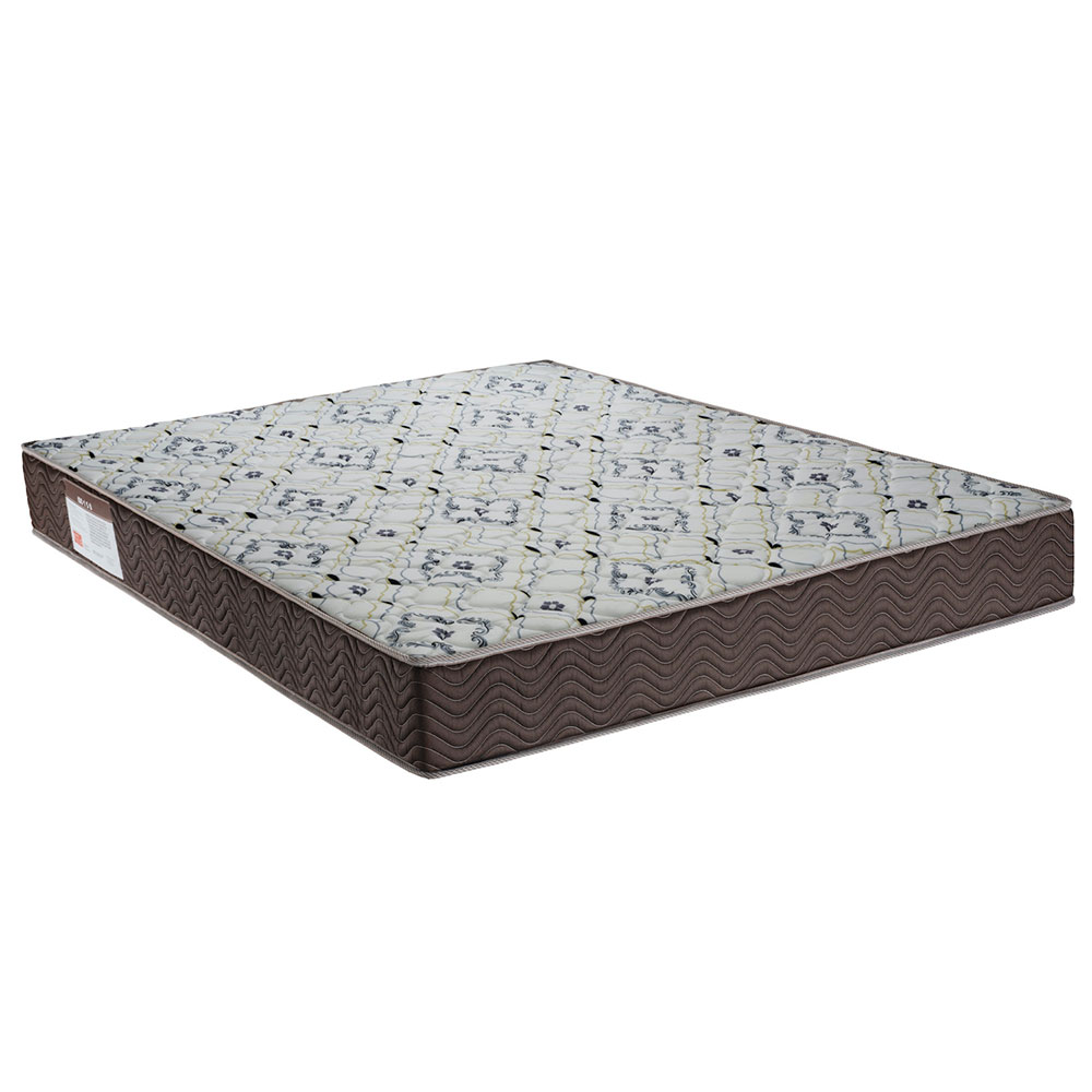 Cama Box Cori I com Colchão Queen Espuma D45 Iso (18x158x198) Marrom