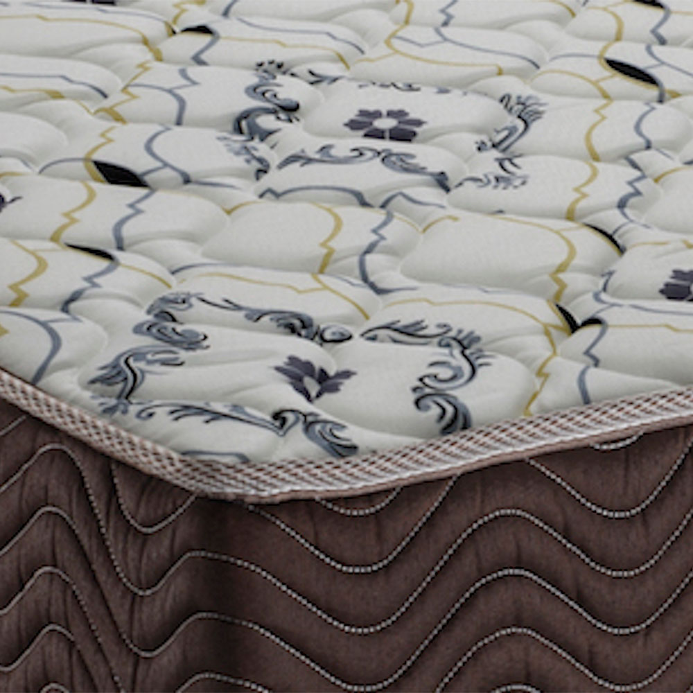 Cama Box Cori I com Colchão Solteiro Espuma D45 Iso (18x88x188) Marrom