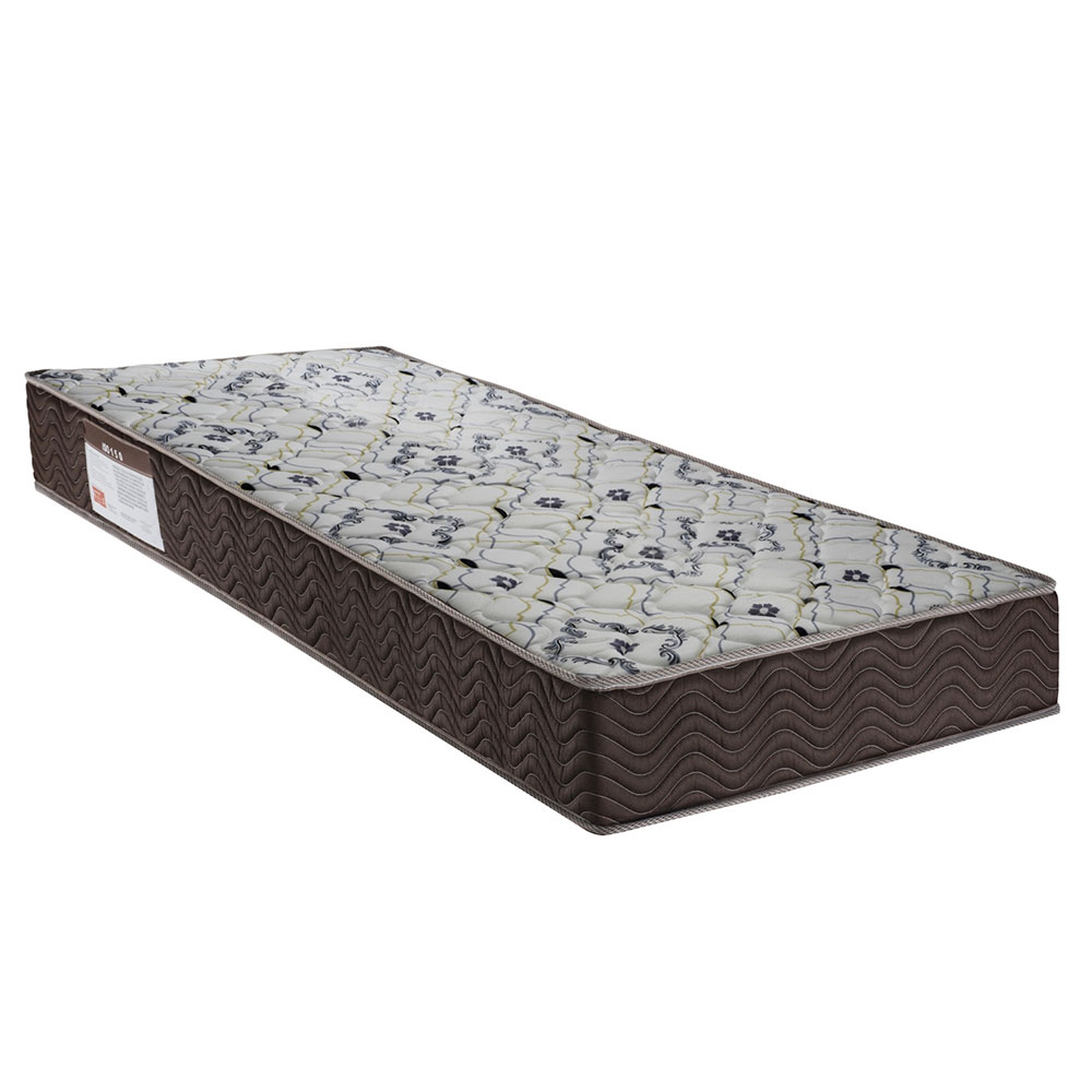 Cama Box Florence I com Colchão Solteiro Espuma D45 Iso (18x78x188) Marrom