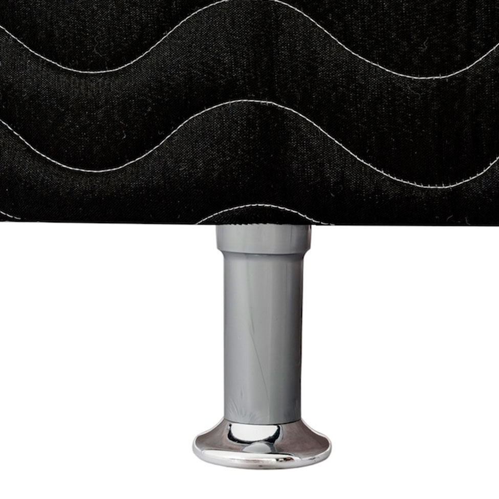 Cama Box Solteiro Conjugada Union D28 Preta