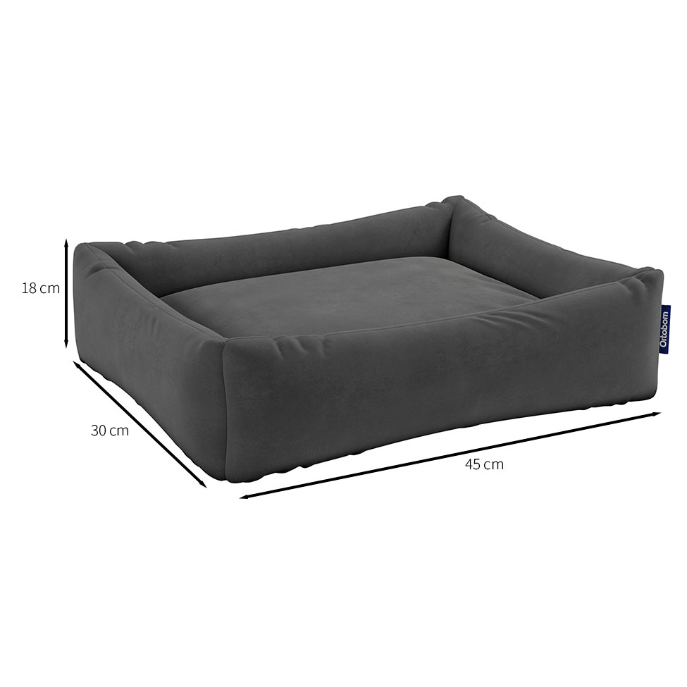 Cama para Pet Golden (18x45x30) Camurça Cinza