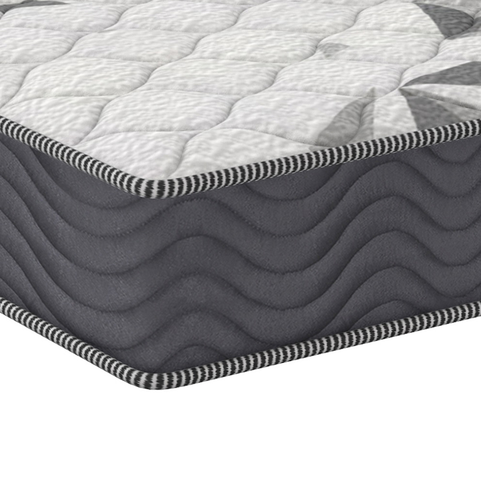 Colchão Casal Airtech D33 (18X138X188) Grafite e Branco