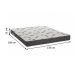 Colchão Casal Espuma D33 Light (20x138x188) Azul
