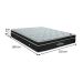 Colchão Casal Molas Ensacada Elegant Superpocket (28x138x188) Preto