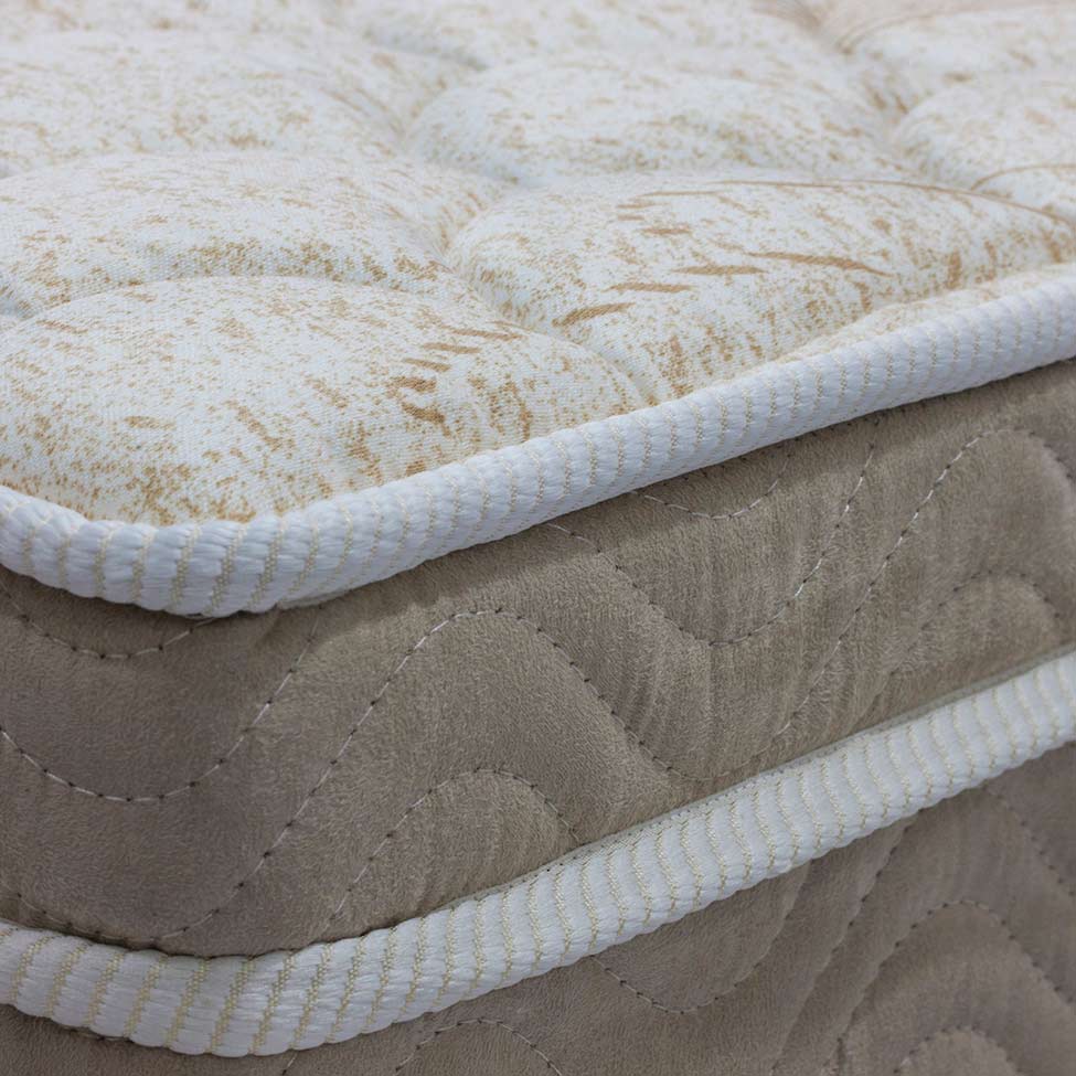 Colchão Casal Molas Ensacada Light Superpocket (25x138x188) Bege
