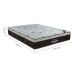 Colchão Casal Molas Ensacada Sleep King (32x138x188) Marrom