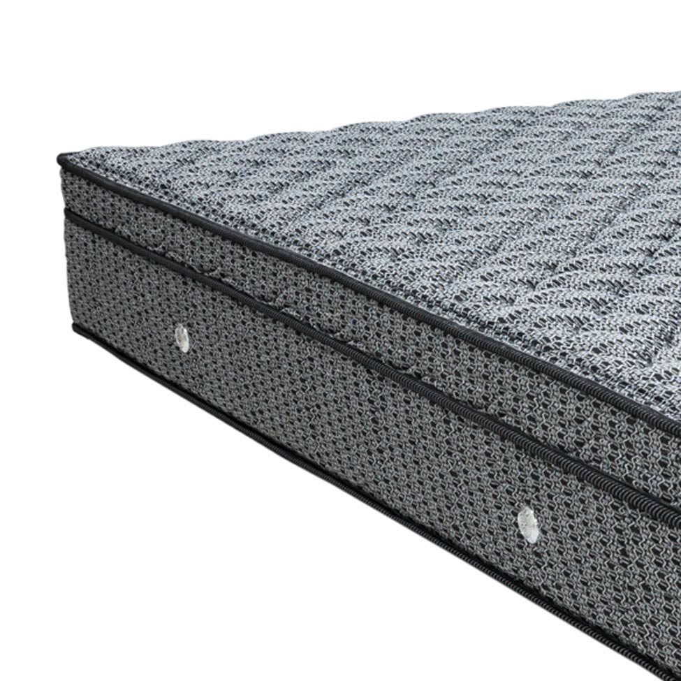Colchão Casal Orthotel Espuma D28 Molas Superlastic 27x138x188 Grafite