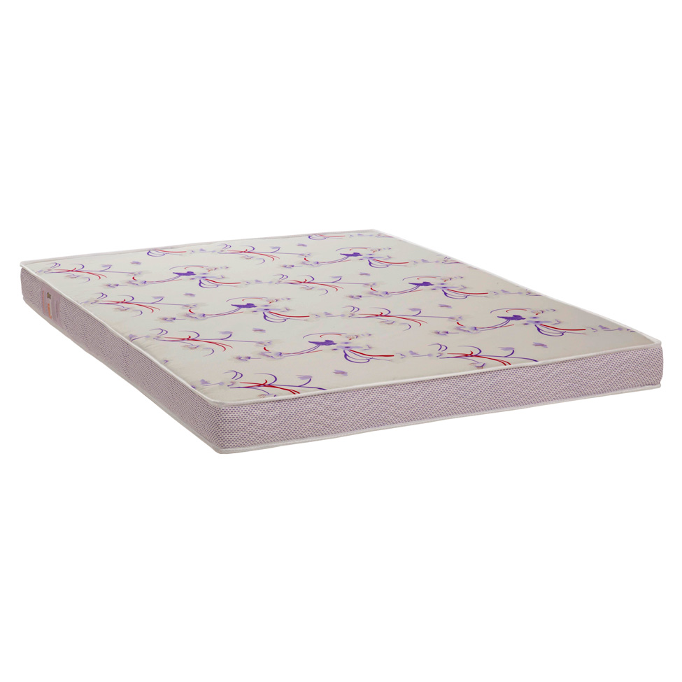 Colchão Casal Physical Resistente Lilás E Branco 14x138x188 Ortobom