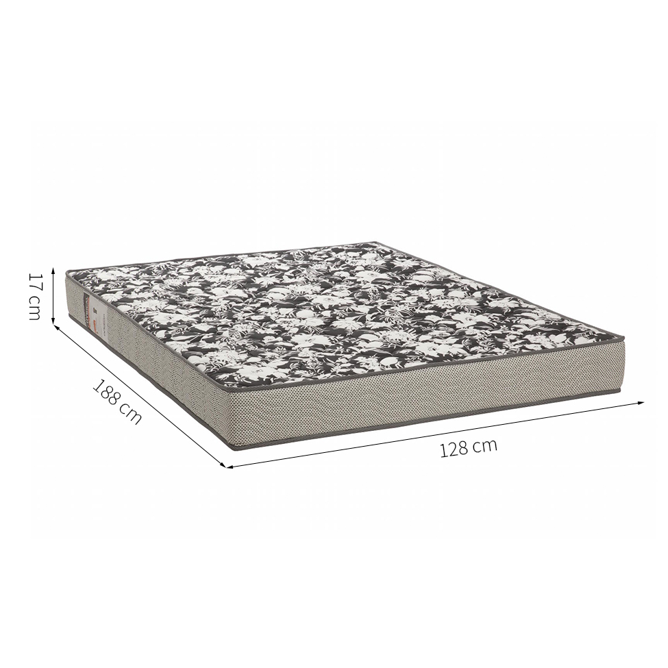 Colchão Casal Physical Ultra Resistente com Espuma D26 (17x128x188) Bege