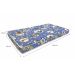 Colchão Infantil Baby Physical com Espuma D18 (10x60x130) Azul