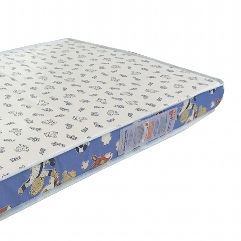 Colchão Infantil Baby Physical com Espuma D18 (10x60x130) Azul