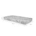Colchão Infantil de Espuma D18 Baby II (12x70x130) Branco