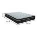 Colchão King Molas Ensacada Elegant Superpocket (28x193x203) Preto