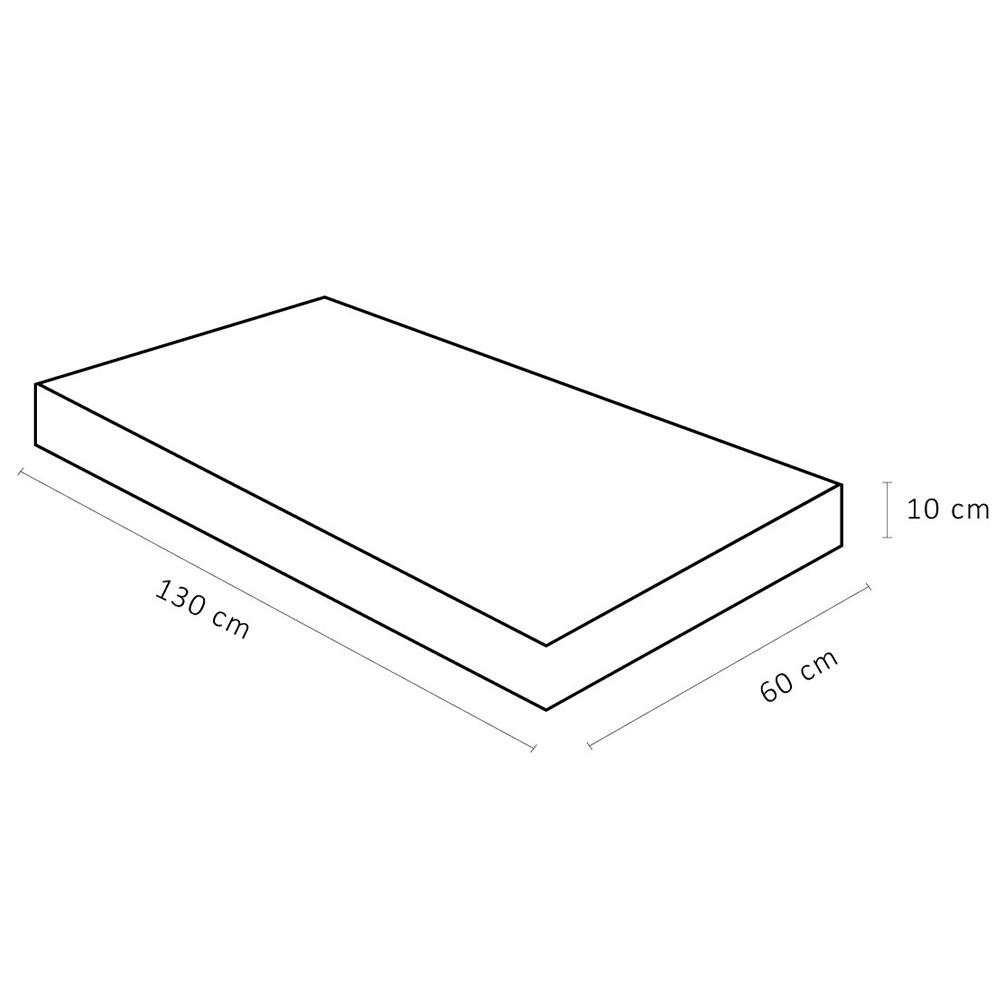 Colchão Para Berço 60x130x10 Espuma D18 Bordado Baby Physical Azul - Ortobom
