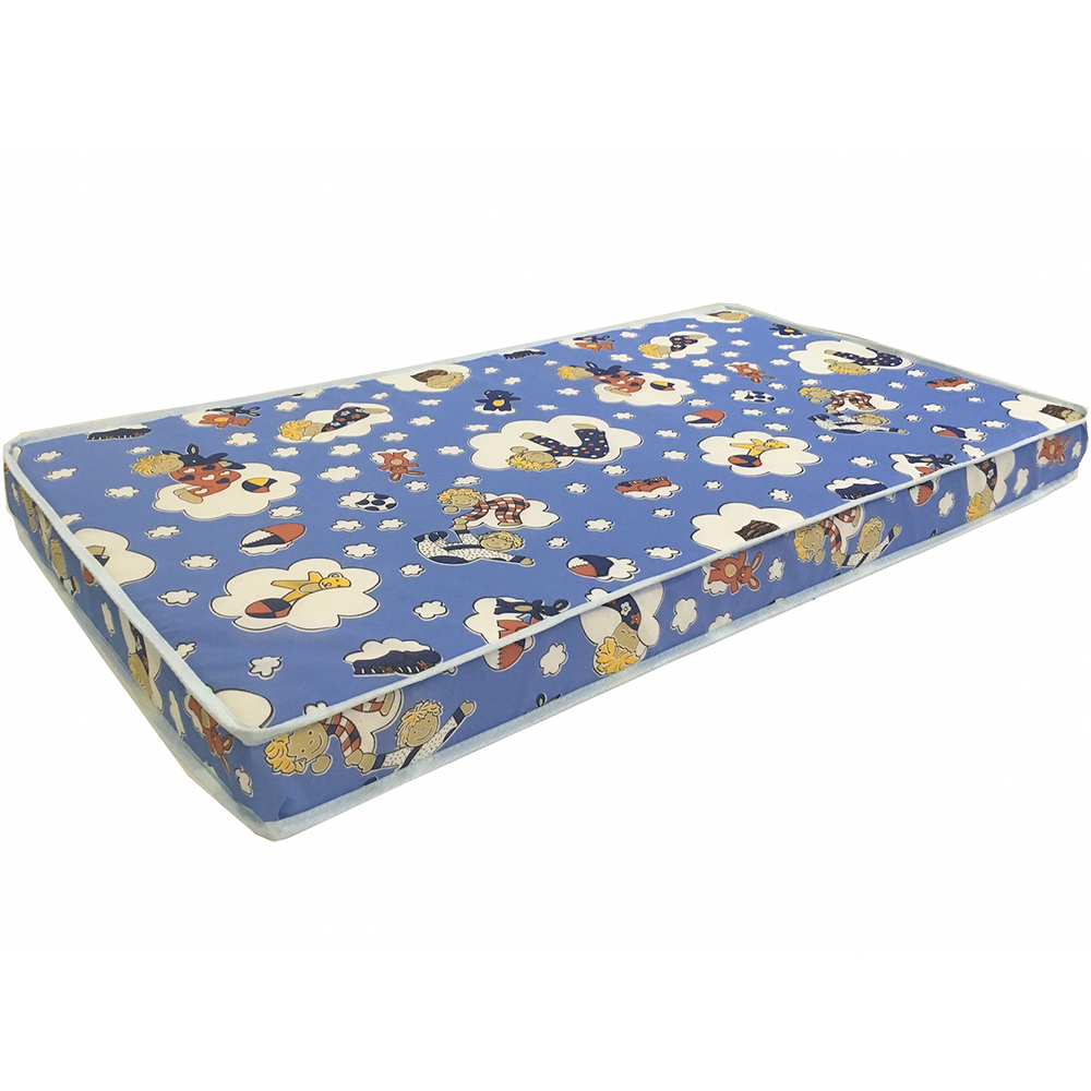 Colchão Para Berço 60x130x10 Espuma D18 Bordado Baby Physical Azul - Ortobom