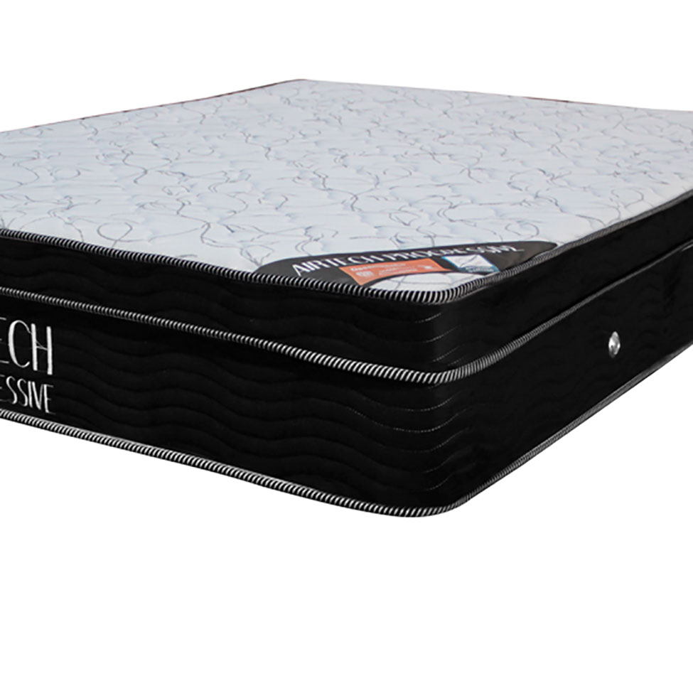 Colchão Queen Airtech Molas Nanolastic (29x158x198) Preto