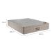 Colchão Queen Airtech Spring Mola Superpocket (25x158x198) Bege