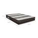 Colchão Queen Light Ortopédico D26 (24x158x198) Branco e Marrom