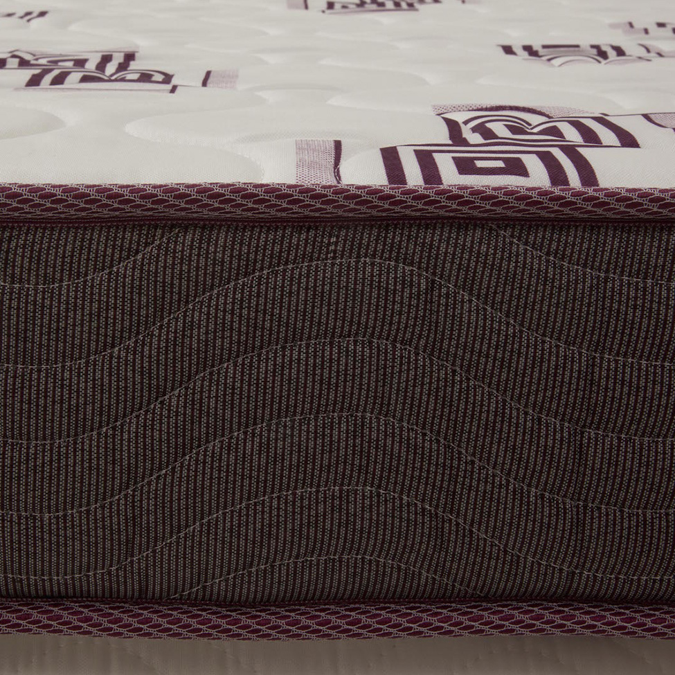 Colchão Queen de Espuma D28 Light (14x158x198) Grafite e Bordô