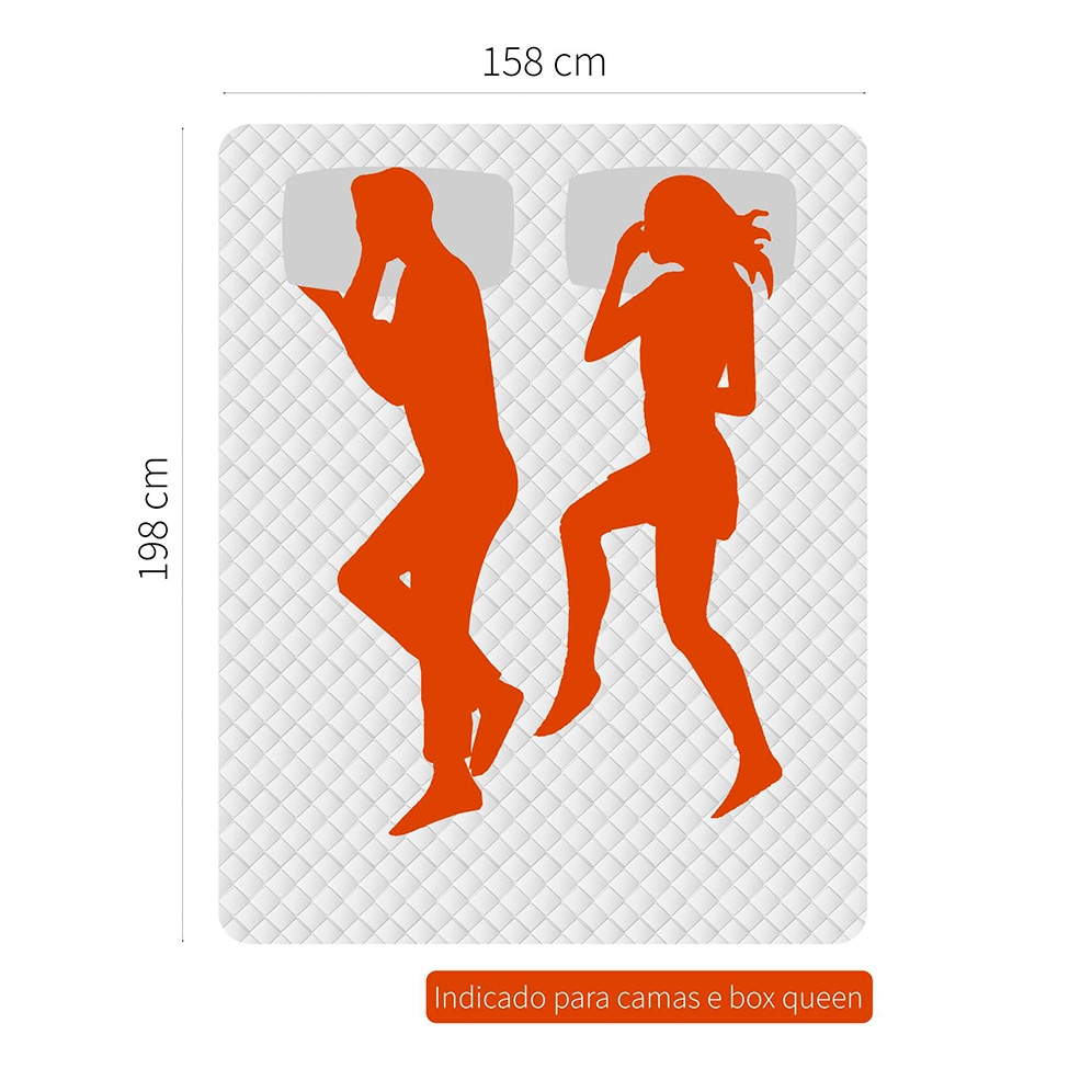 Colchão Queen de Espuma D28 Light (14x158x198) Grafite e Bordô