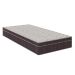 Colchão Solteiro Airtech D28 Ortopillow (28X78X188) Marrom e Branco