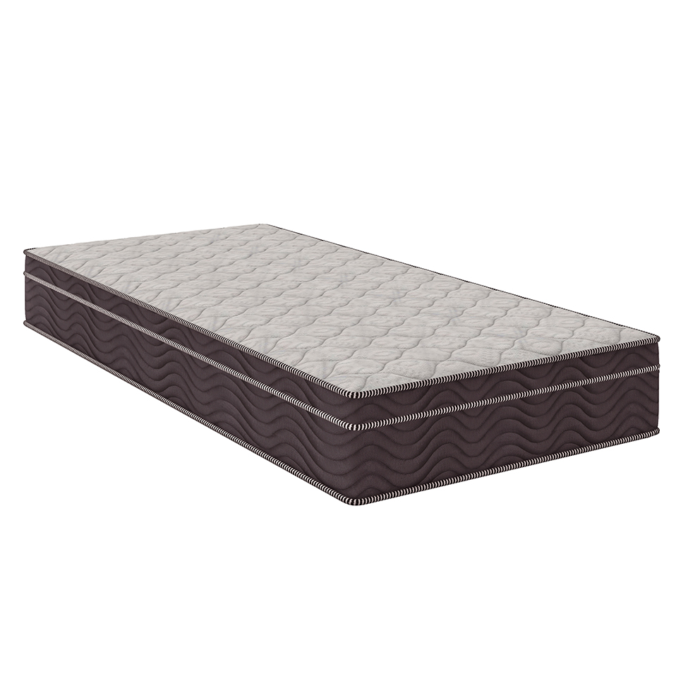 Colchão Solteiro Airtech D28 Ortopillow (28X78X188) Marrom e Branco