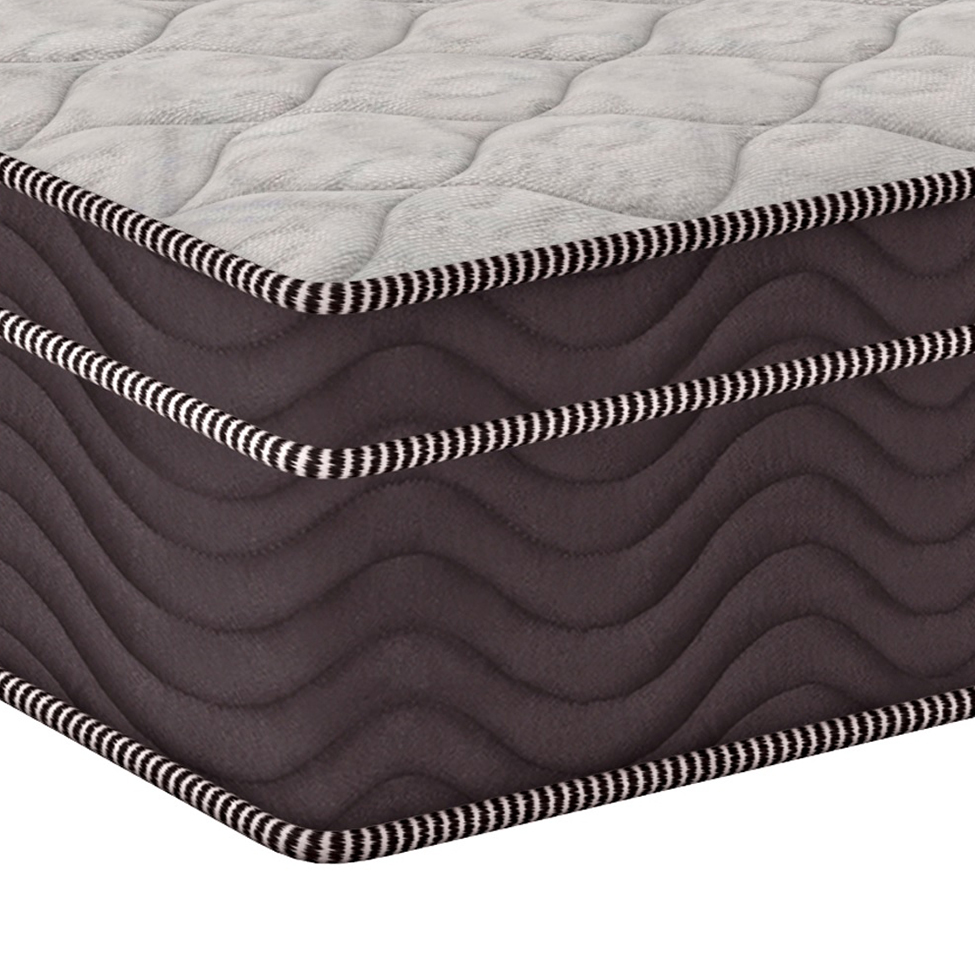 Colchão Solteiro Airtech D28 Ortopillow (28X78X188) Marrom e Branco