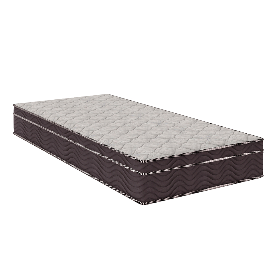 Colchão Solteiro Airtech D28 Ortopillow (28X88X188) Marrom e Branco